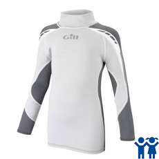 Gill Júnior Sport Uv Manga Larga Rash Vest - Gris Plata / Ash