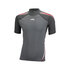 Gill Deporte Del Mens Uv Manga Corta Rash Vest - Ash / Grafito