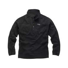 Gill Mens Thermogrid Zip Neck - Negro