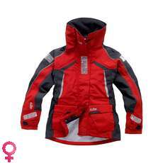 Gill Os1 Vela Chaqueta Para Mujer - Rojo / Grafito