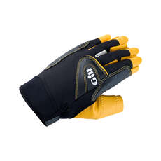 Gill Pro Short Finger Sailing Gloves - Nero
