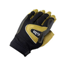 Gill Pro Finger Corto Guantes Sailing - Negro / Gris Gill Pro Finger Corto Guantes Sailing - Negro / Gris