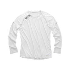 Gill Largo De La Raza De La Manga De La Camiseta - Blanco