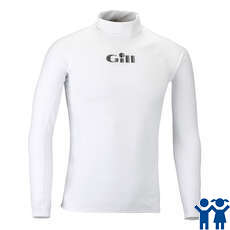 Gill Júnior Uv Manga Larga Rash Chaleco - Blanco