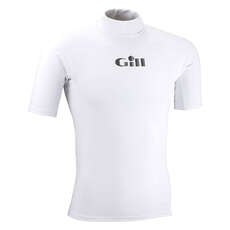 Gill Uv Manga Corta Rash Chaleco - Blanco Gill Uv Manga Corta Rash Chaleco - Blanco