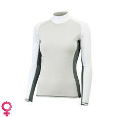 Gill Para Mujer De Manga Larga Pro Rash Chaleco - Plata Gill Para Mujer De Manga Larga Pro Rash Chaleco - Plata
