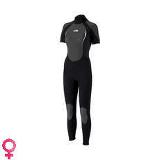 Gill Womens Siren Corto Arm Vela Traje - Jet Negro Gill Womens Siren Corto Arm Vela Traje - Jet Negro