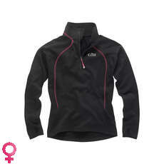 Gill Womens Thermogrid Zip Neck - Negro