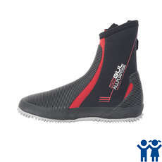 Gul Junior Todas Las Botas De Propósito 5Mm Traje De Neopreno Botas - Negro / Rojo
