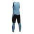 Gul Code Zero 1Mm Flatlock Long John Wetsuit - Peltre / Azul
