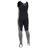 Gul Evotherm Flatlock Long John - Gris / Negro