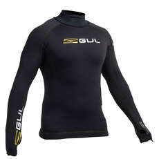 Gul Evotherm Flatlock Térmica De Manga Larga Rashguard - Negro / Negro Gul Evotherm Flatlock Térmica De Manga Larga Rashguard - Negro / Negro