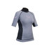 Gul Evotherm Para Mujer De Manga Corta Flatlock Rash Guard - Gris / Negro