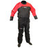Gul Junior Fuerza Volver Zip Drysuit 2014 - Negro / Rojo