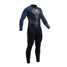Gul Force-3Mm Flatlock T2 Steamer Wetsuit - Negro / Azul Marino Gul Force-3Mm Flatlock T2 Steamer Wetsuit - Negro / Azul Marino