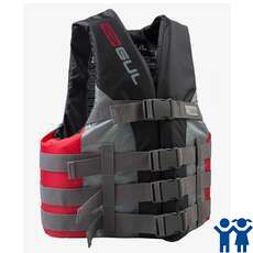 Gul Menor Impacto Chaleco - Negro / Rojo
