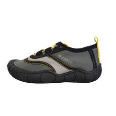 Zapatos De Playa Gul Junior Aqua Shoe - Negro / Amarillo