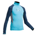 Gul Júnior Flatlock Manga Larga Rashguard - Turquesa / Azul Marino
