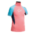 Gul Júnior Flatlock Manga Corta Rashguard - Coral / Turquesa