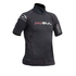 Gul Júnior Flatlock Térmica De Manga Corta Rashguard - Negro / Negro
