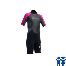 Gul Junior G-Force 3 Mm Flatlock T2 Chapo Traje - Negro / Rosa Gul Junior G-Force 3 Mm Flatlock T2 Chapo Traje - Negro / Rosa