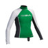 Gul Júnior Manga Larga Rashguard - Verde / Gris Oscuro