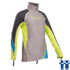 Gul Junior Manga Larga Rashvest - Marl / Lime Gul Junior Manga Larga Rashvest - Marl / Lime