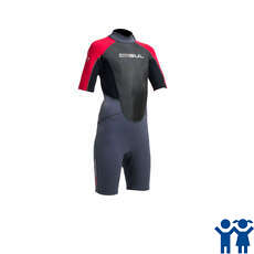 Gul Junior Respuesta 3 / 2Mm Flatlock T2 Chapo Traje - Gráfico / Rojo Gul Junior Respuesta 3 / 2Mm Flatlock T2 Chapo Traje - Gráfico / Rojo