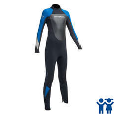 Gul Junior Respuesta 4/3 Mm Blindstitched Traje - Negro / Azul Gul Junior Respuesta 4/3 Mm Blindstitched Traje - Negro / Azul
