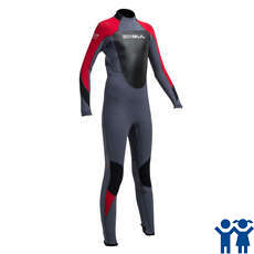 Gul Junior Respuesta 4/3 Mm Blindstitched Traje - Grafito / Rojo Gul Junior Respuesta 4/3 Mm Blindstitched Traje - Grafito / Rojo