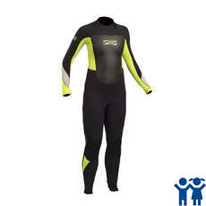 Gul Junior Response 4 / 3Mm Bs Wetsuit - Negro / Lima Gul Junior Response 4 / 3Mm Bs Wetsuit - Negro / Lima