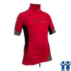 Gul Junior Manga Corta Rashvest - Rojo / Negro Gul Junior Manga Corta Rashvest - Rojo / Negro