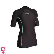 Gul Ladies Evotherm Fl Thermal Manga Corta Top - Negro