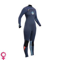 Gul Ladies Responde Fx Cz 3 / 2Mm Bs Wetsuit - Azul / Líneas