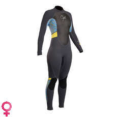 Gul Ladies Response 3 / 2Mm Fl Wetsuit - Grafito / Líneas Gul Ladies Response 3 / 2Mm Fl Wetsuit - Grafito / Líneas