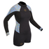 Gul Ladies Surflite 2Mm Flatlock Springsuit Wetsuit - Negro / Líneas