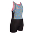 Gul Ladies Surflite 3Mm Flatlock Short Jane Wetsuit - Negro / Líneas