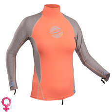 Gul Ladies Swami Manga Larga Rashvest - Coral / Marl