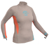 Gul Ladies Swami Manga Larga Rashvest - Plata / Coral