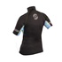 Gul Ladies Swami Manga Corta Rashvest - Negro / Líneas