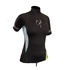 Gul Ladies Swami Manga Corta Rashvest - Negro / Líneas
