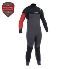 Gul Perfil 3 / 2Mm Windward Traje De Vapor Sin Hombre Zipless - Negro / Grafito