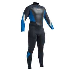 Gul Response 3 / 2Mm Blindstitched T2 Steamer Wetsuit - Negro / Azul Gul Response 3 / 2Mm Blindstitched T2 Steamer Wetsuit - Negro / Azul