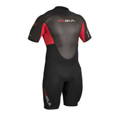 Gul Response 3 / 2Mm Flatlock Shorty Wetsuit - Negro / Rojo Gul Response 3 / 2Mm Flatlock Shorty Wetsuit - Negro / Rojo