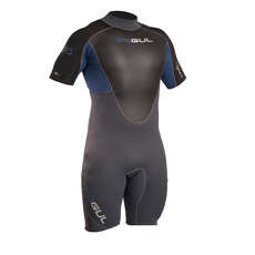 Gul Response 3 / 2Mm Flatlock Shorty Wetsuit - Azul / Grafito Gul Response 3 / 2Mm Flatlock Shorty Wetsuit - Azul / Grafito
