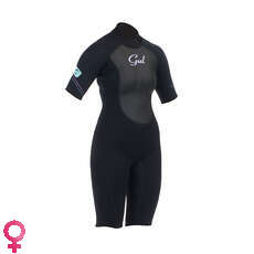 Respuesta Gul Womens 3 / 2Mm Shorty De Neopreno - Negro / Negro Respuesta Gul Womens 3 / 2Mm Shorty De Neopreno - Negro / Negro