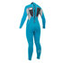 Gul Womens Respuesta 3 / 2Mm Steamer Traje - Turquesa / Plata