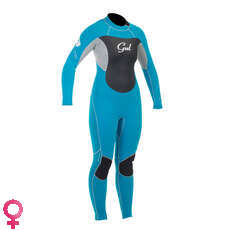Gul Mujer Respuesta 3 / 2Mm De Puntada Invisible Vapor Traje 2015 - Turquesa / Plata