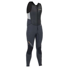 Gul Respuesta 3Mm Flatlock Long John Traje 2015 - Grafito / Plata