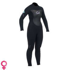 Gul Mujer Respuesta 4/3 Mm De Puntada Invisible Traje De 2015- Negro / Turquesa